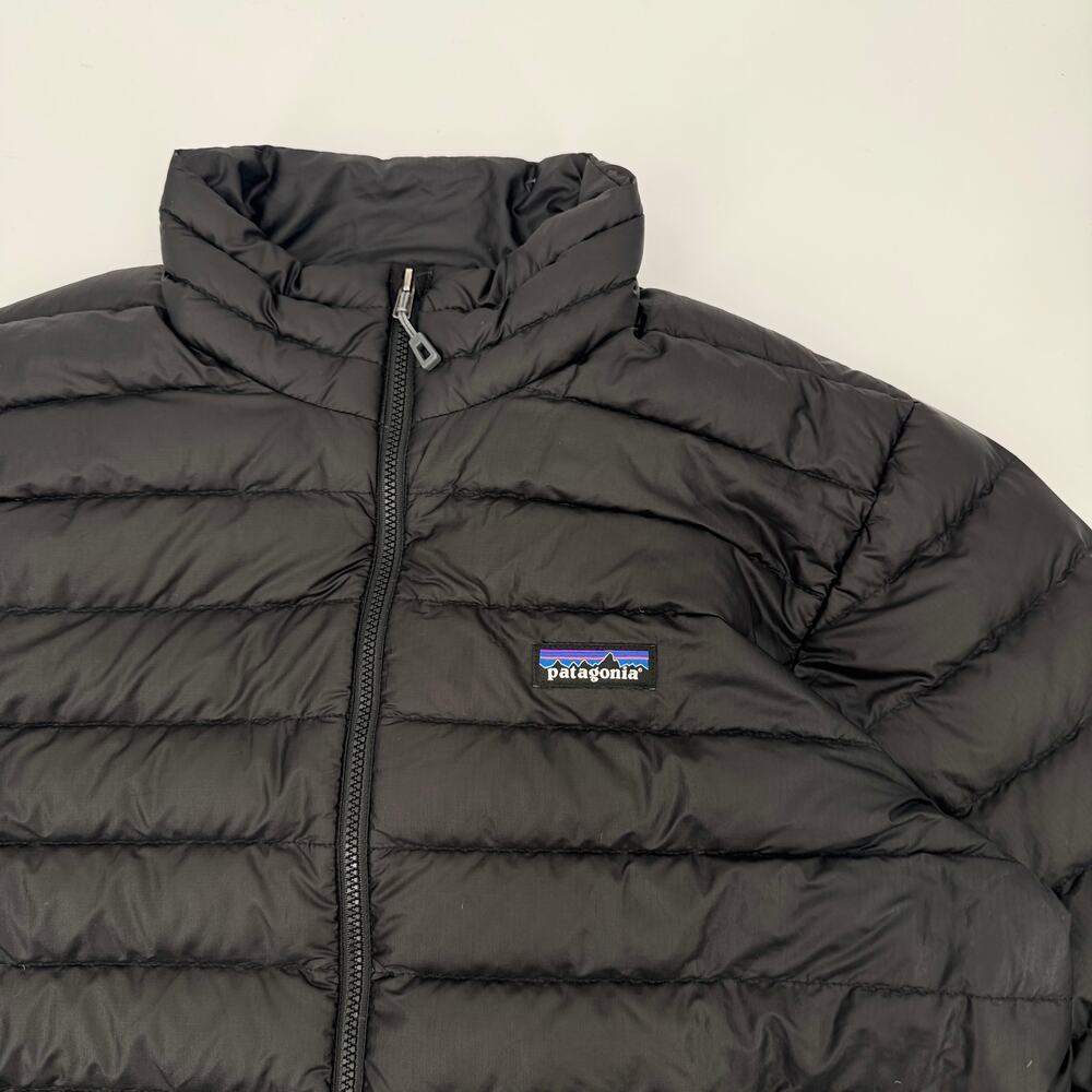 Patagonia Down Sweater Jacket Men's M Black 800 Fill Goose Down Puffer